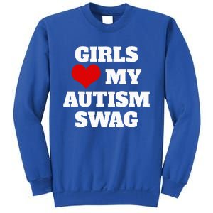  Autism Awareness Love My Autism Swag Funny  Sweatshirt