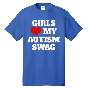  Autism Awareness Love My Autism Swag Funny  Tall T-Shirt