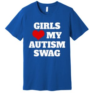  Autism Awareness Love My Autism Swag Funny  Premium T-Shirt