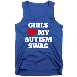  Autism Awareness Love My Autism Swag Funny  Tank Top