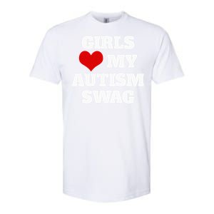  Autism Awareness Love My Autism Swag Funny  Softstyle CVC T-Shirt