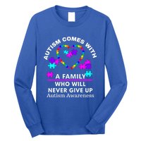 Autism Awareness Love Heart Puzzle Piece Great Gift Long Sleeve Shirt