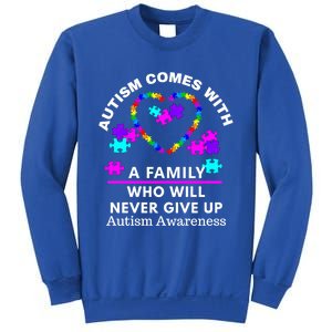 Autism Awareness Love Heart Puzzle Piece Great Gift Sweatshirt