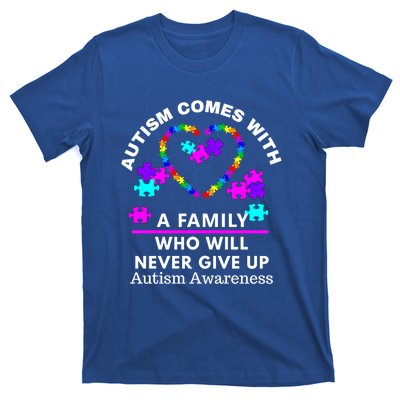 Autism Awareness Love Heart Puzzle Piece Great Gift T-Shirt