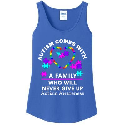 Autism Awareness Love Heart Puzzle Piece Great Gift Ladies Essential Tank