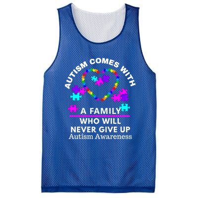 Autism Awareness Love Heart Puzzle Piece Great Gift Mesh Reversible Basketball Jersey Tank