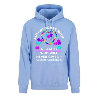 Autism Awareness Love Heart Puzzle Piece Great Gift Unisex Surf Hoodie