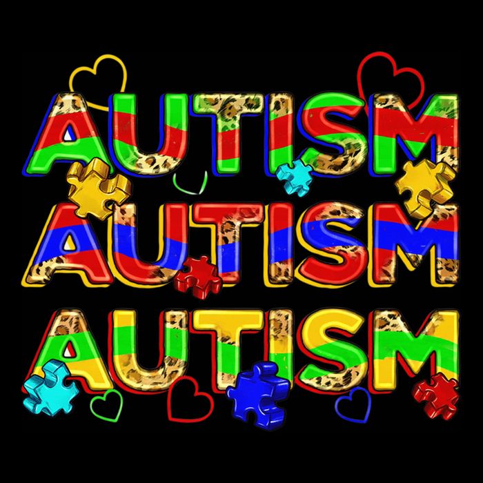 Autism Awareness Love Heart Puzzle Piece Impact Tech Backpack