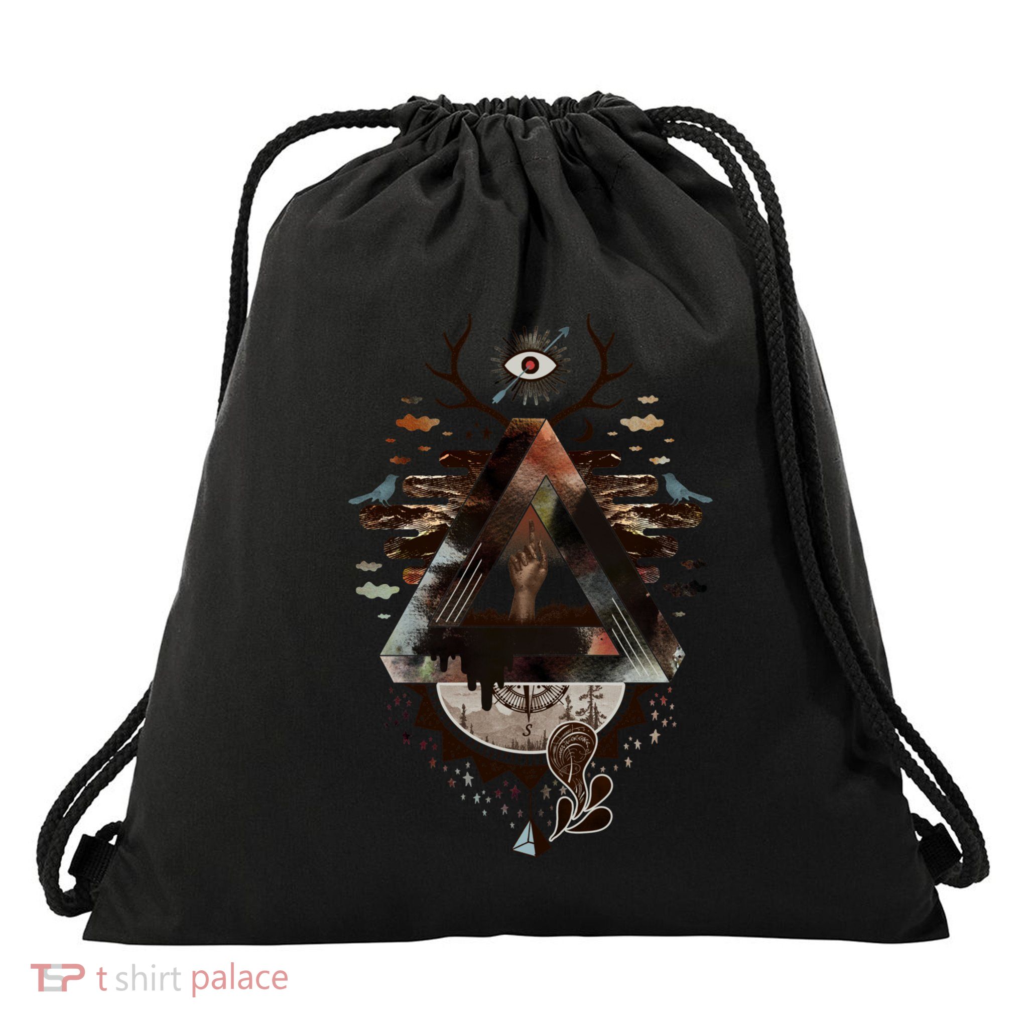 Allimpossibleeye Drawstring Bag