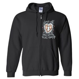 Above All Love Each Otter Deeply Full Zip Hoodie