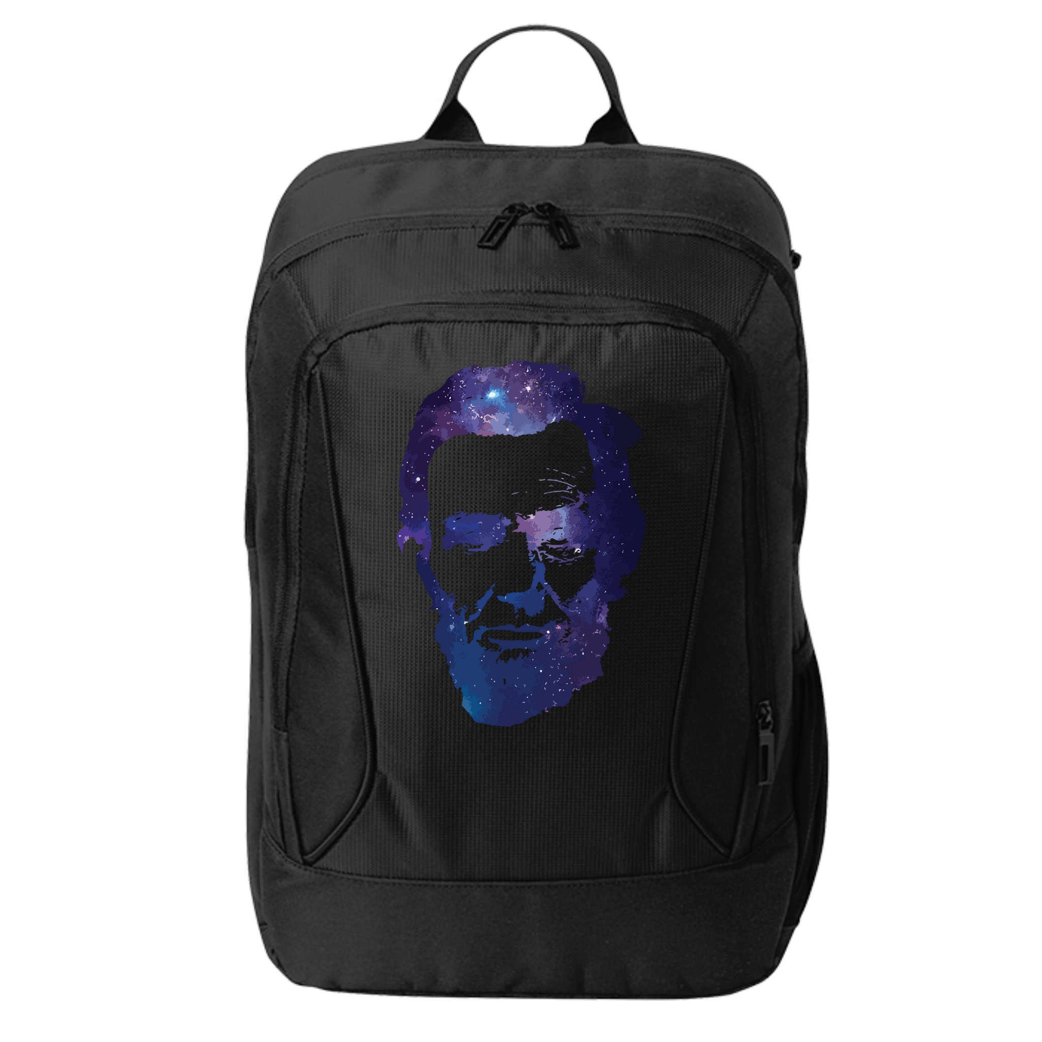 Abe Abraham Lincoln Galaxy Retro President 4th Of July City Backpack