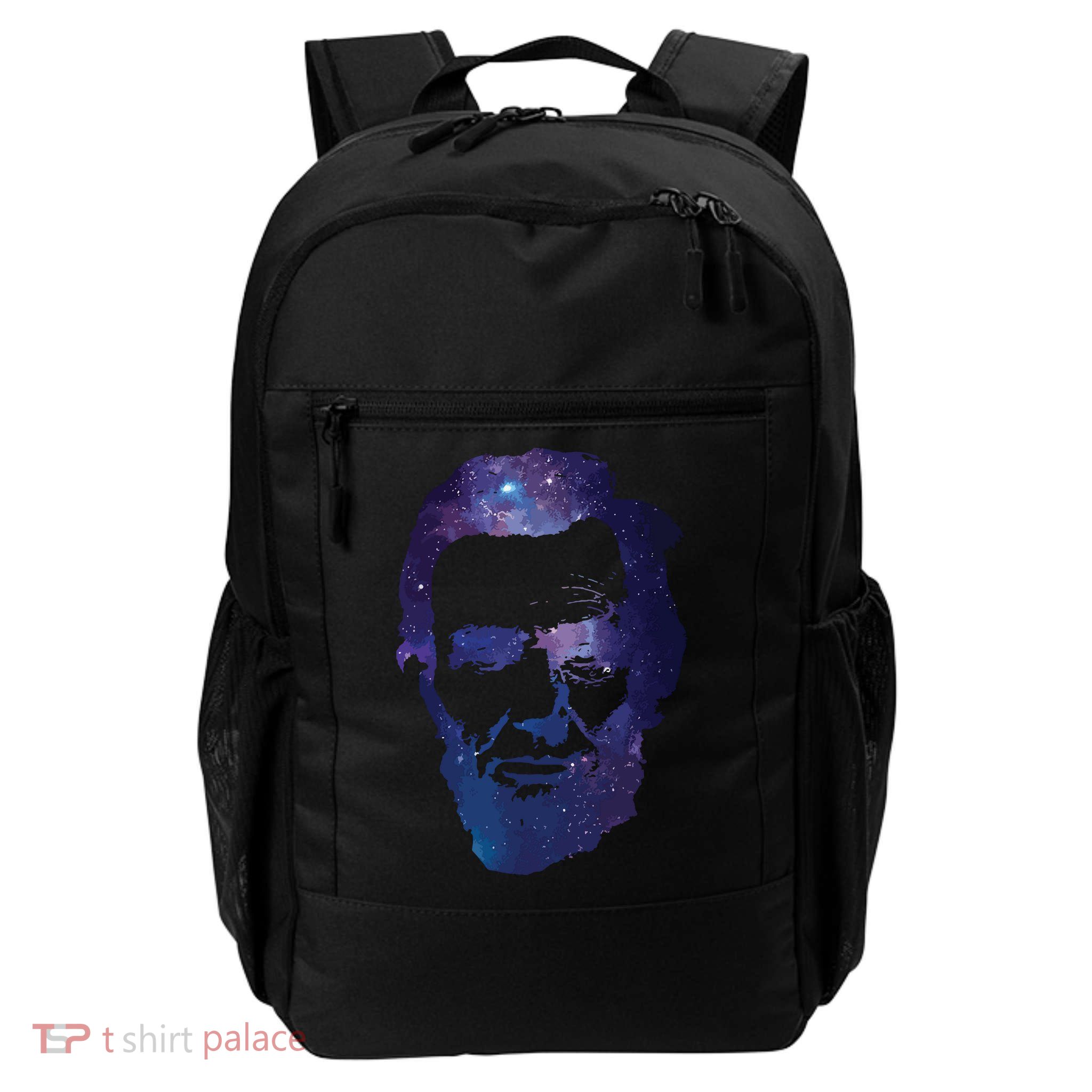Abe Abraham Lincoln Galaxy Retro President 4th Of July Backpack