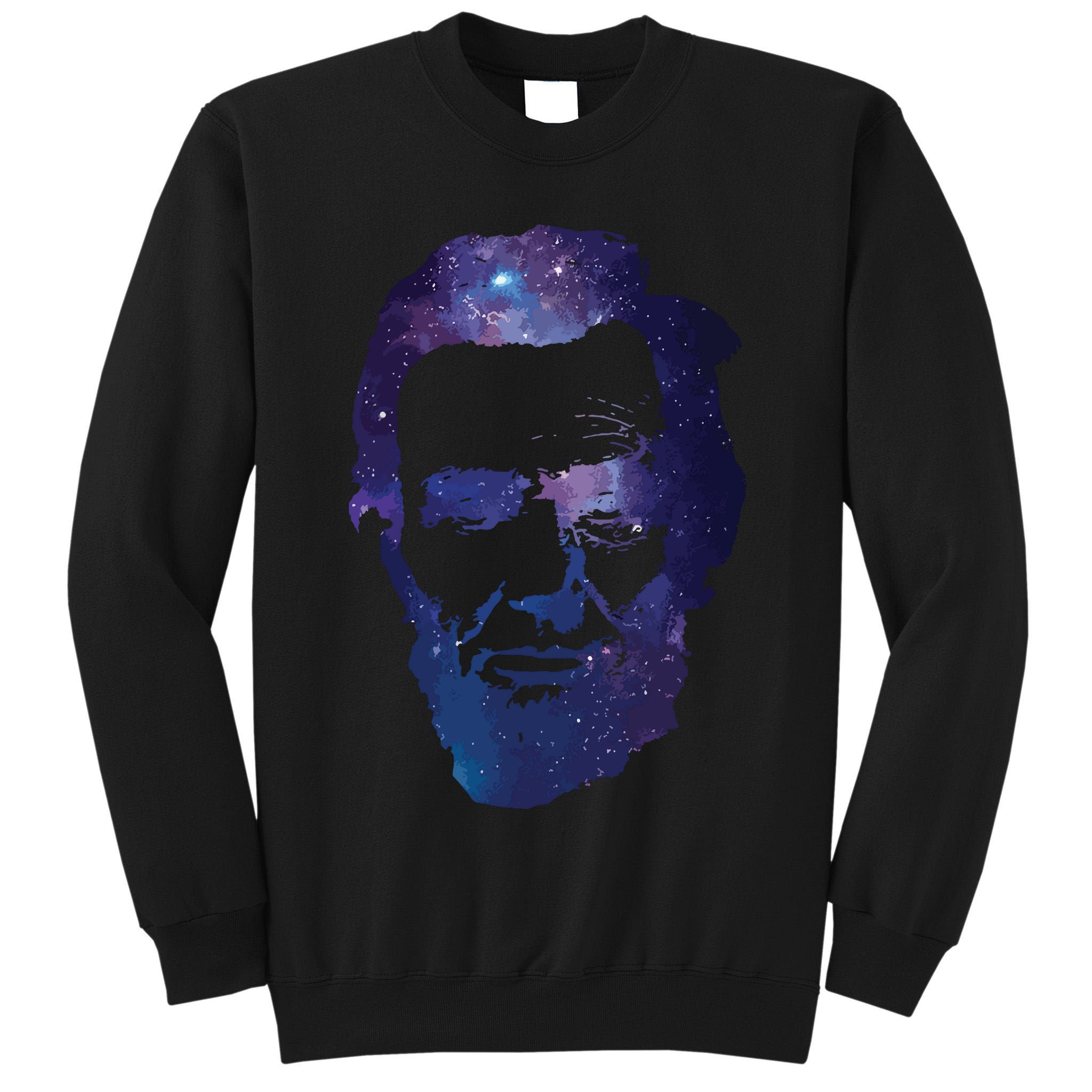 Abe Abraham Lincoln Galaxy Retro President 4th Of July Tall Sweatshirt