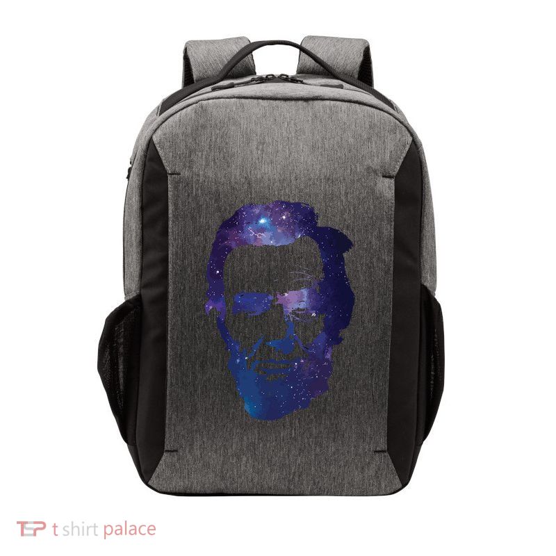 Abe Abraham Lincoln Galaxy Retro President 4th Of July Vector Backpack