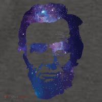 Abe Abraham Lincoln Galaxy Retro President 4th Of July Vector Backpack