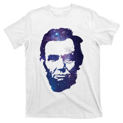 Abe Abraham Lincoln Galaxy Retro President 4th Of July T-Shirt