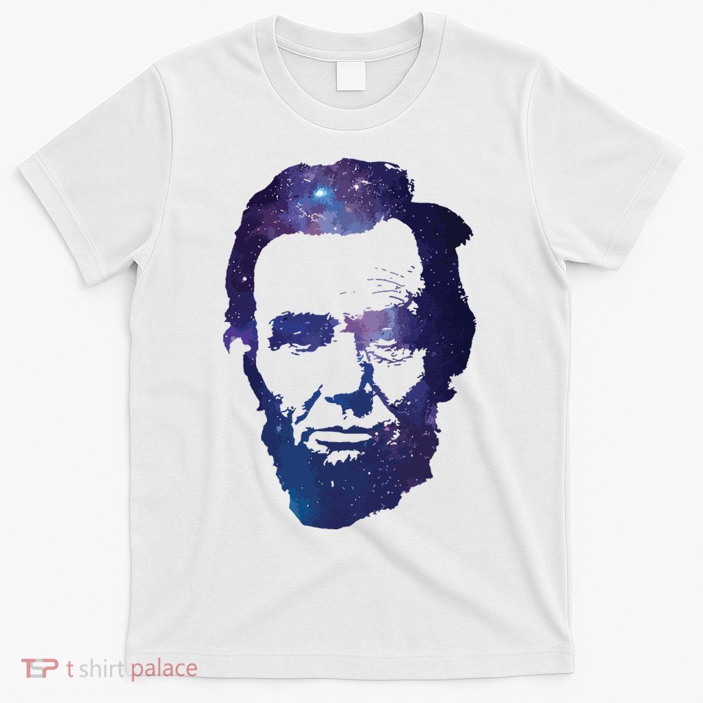 Abe Abraham Lincoln Galaxy Retro President 4th Of July T-Shirt
