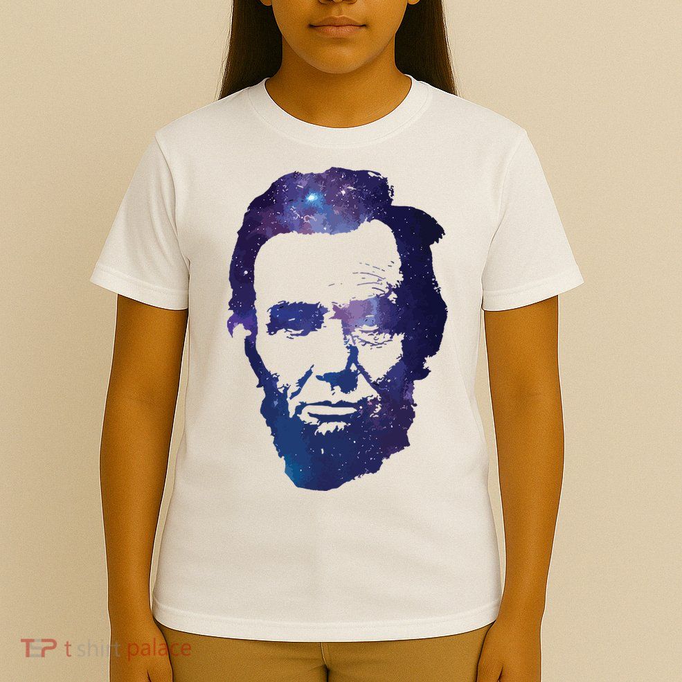 Abe Abraham Lincoln Galaxy Retro President 4th Of July T-Shirt