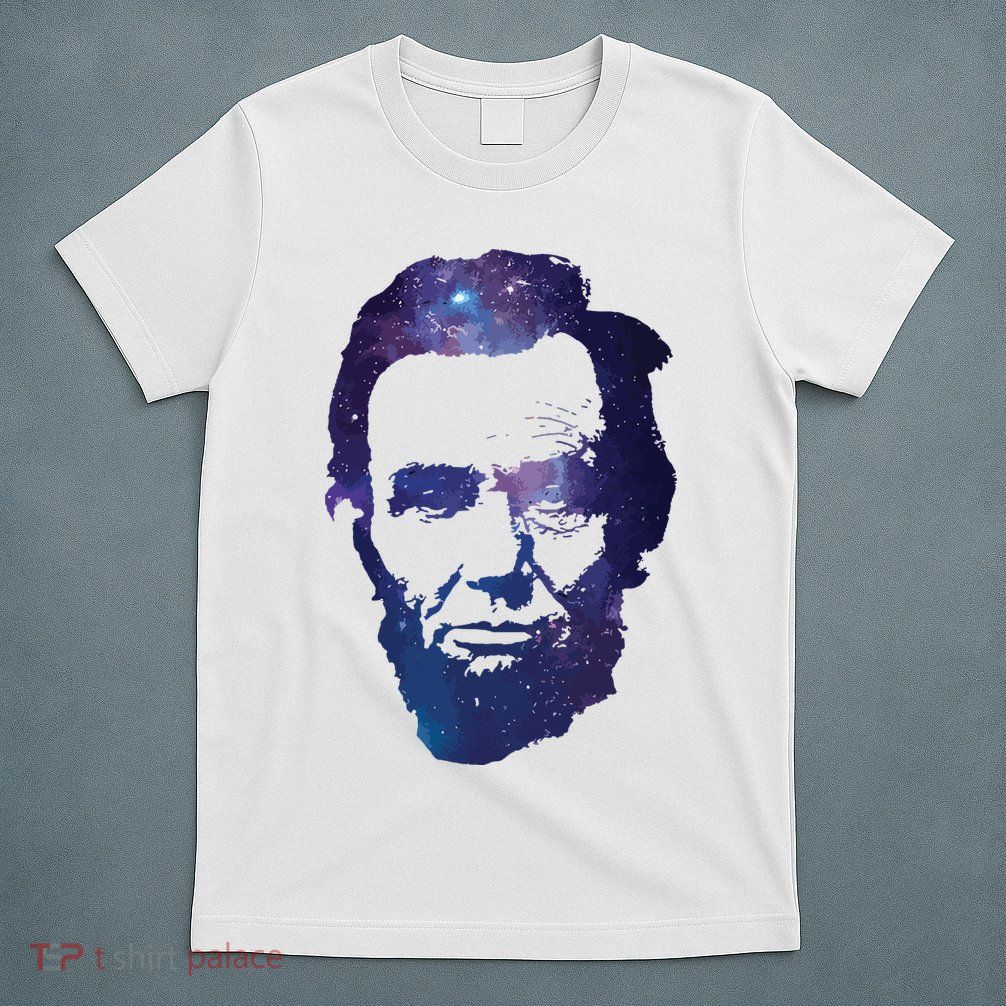 Abe Abraham Lincoln Galaxy Retro President 4th Of July T-Shirt