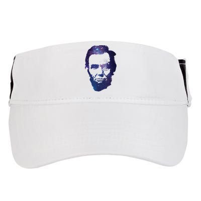 Abe Abraham Lincoln Galaxy Retro President 4th Of July Adult Drive Performance Visor