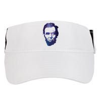 Abe Abraham Lincoln Galaxy Retro President 4th Of July Adult Drive Performance Visor