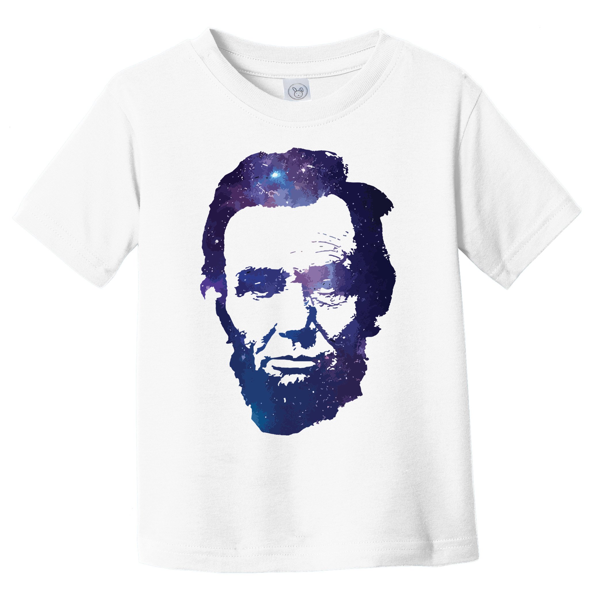 Abe Abraham Lincoln Galaxy Retro President 4th Of July Toddler T-Shirt