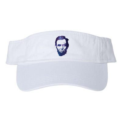 Abe Abraham Lincoln Galaxy Retro President 4th Of July Valucap Bio-Washed Visor