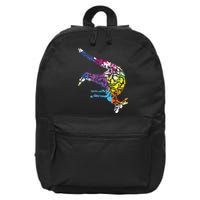 Australia Animal Lover Gift Australian Zoo Keeper Kangaroo 16 in Basic Backpack