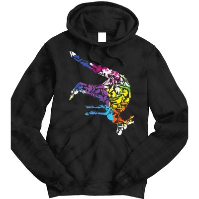 Australia Animal Lover Gift Australian Zoo Keeper Kangaroo Tie Dye Hoodie