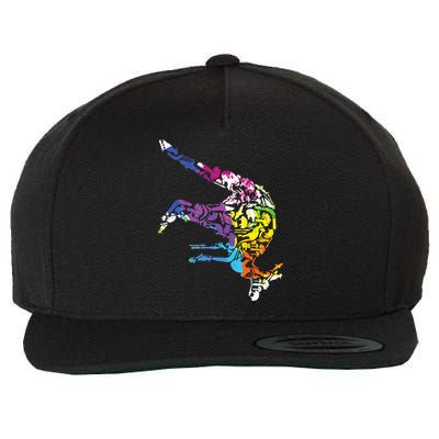 Australia Animal Lover Gift Australian Zoo Keeper Kangaroo Wool Snapback Cap
