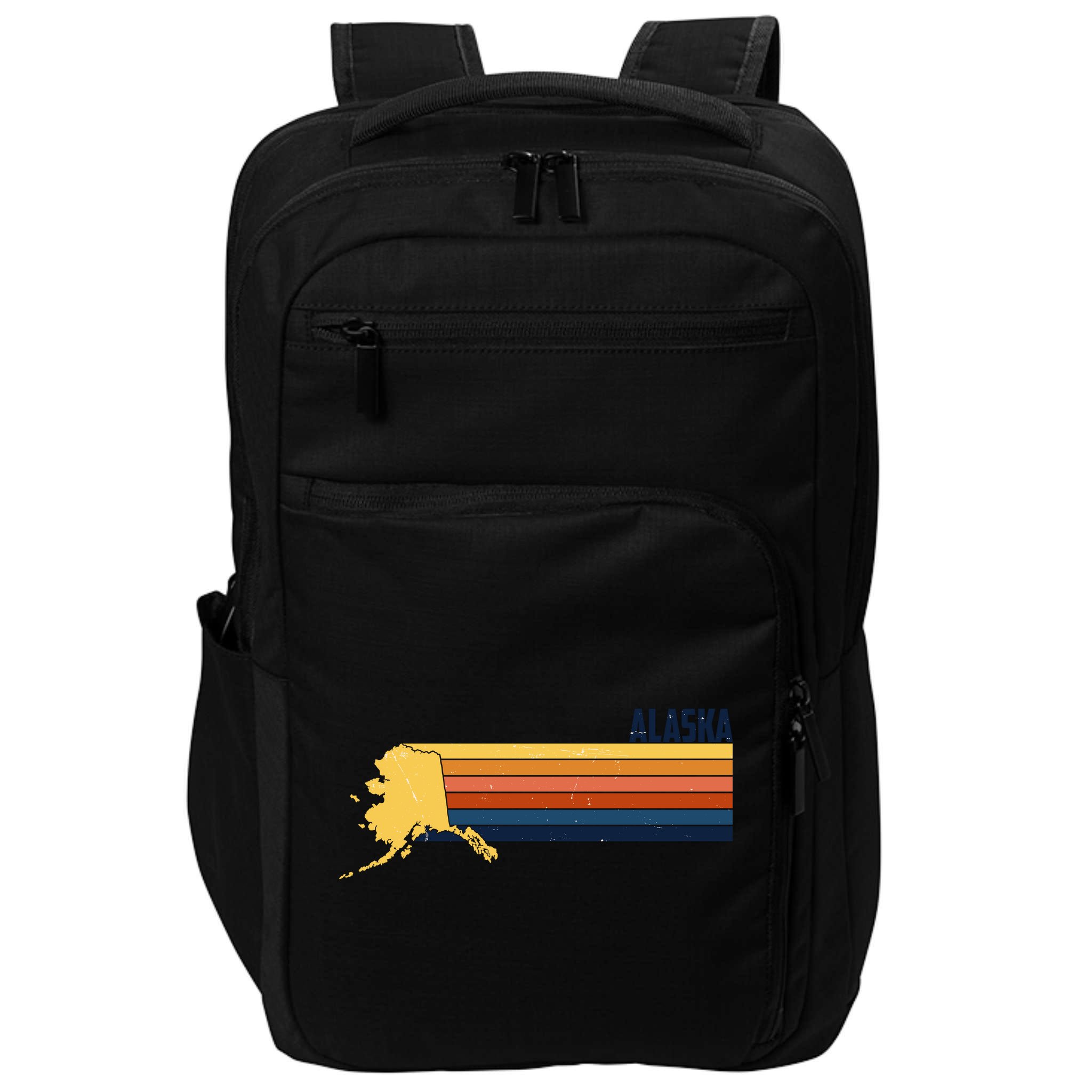 Retro Vintage Alaska Impact Tech Backpack