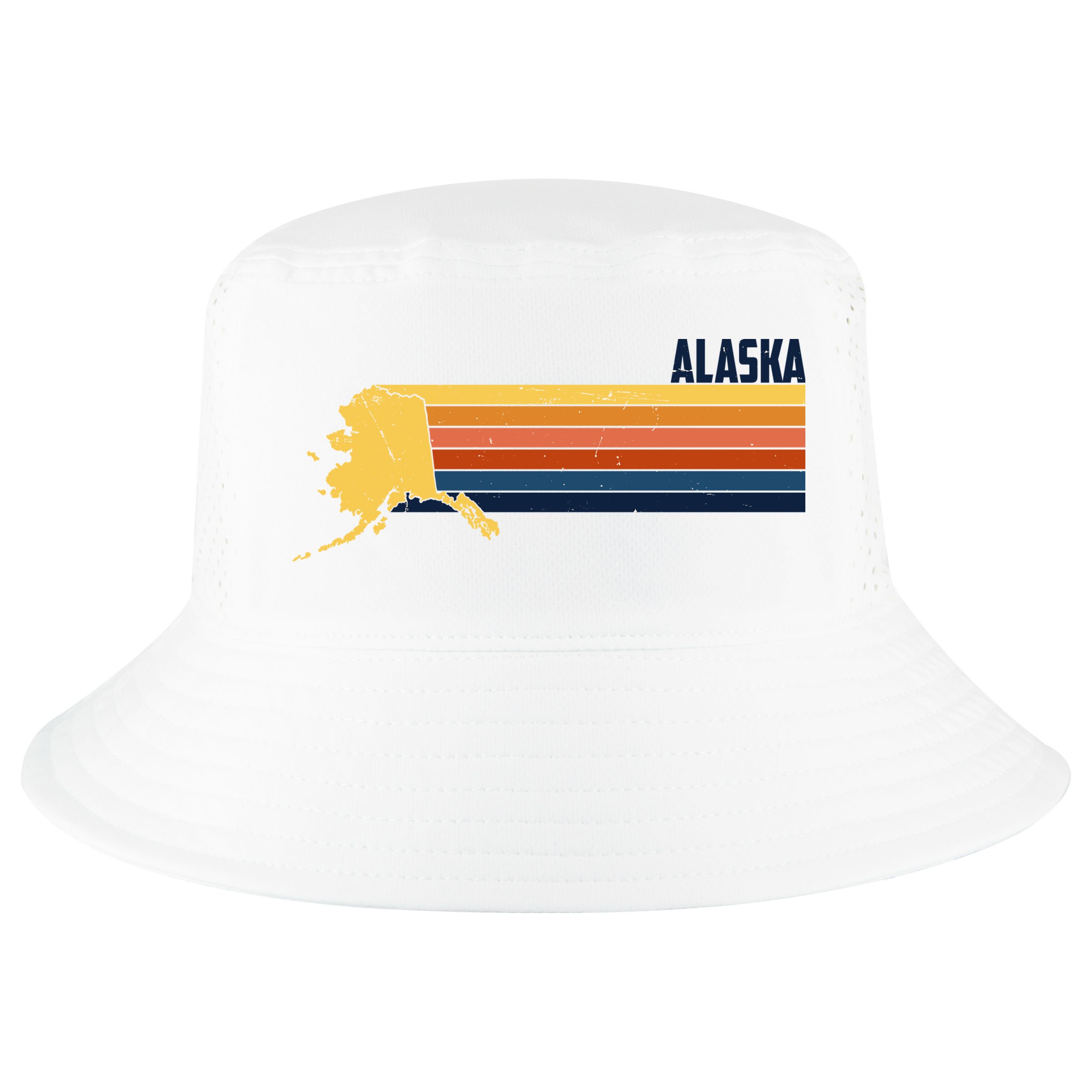 Retro Vintage Alaska Cool Comfort Performance Bucket Hat