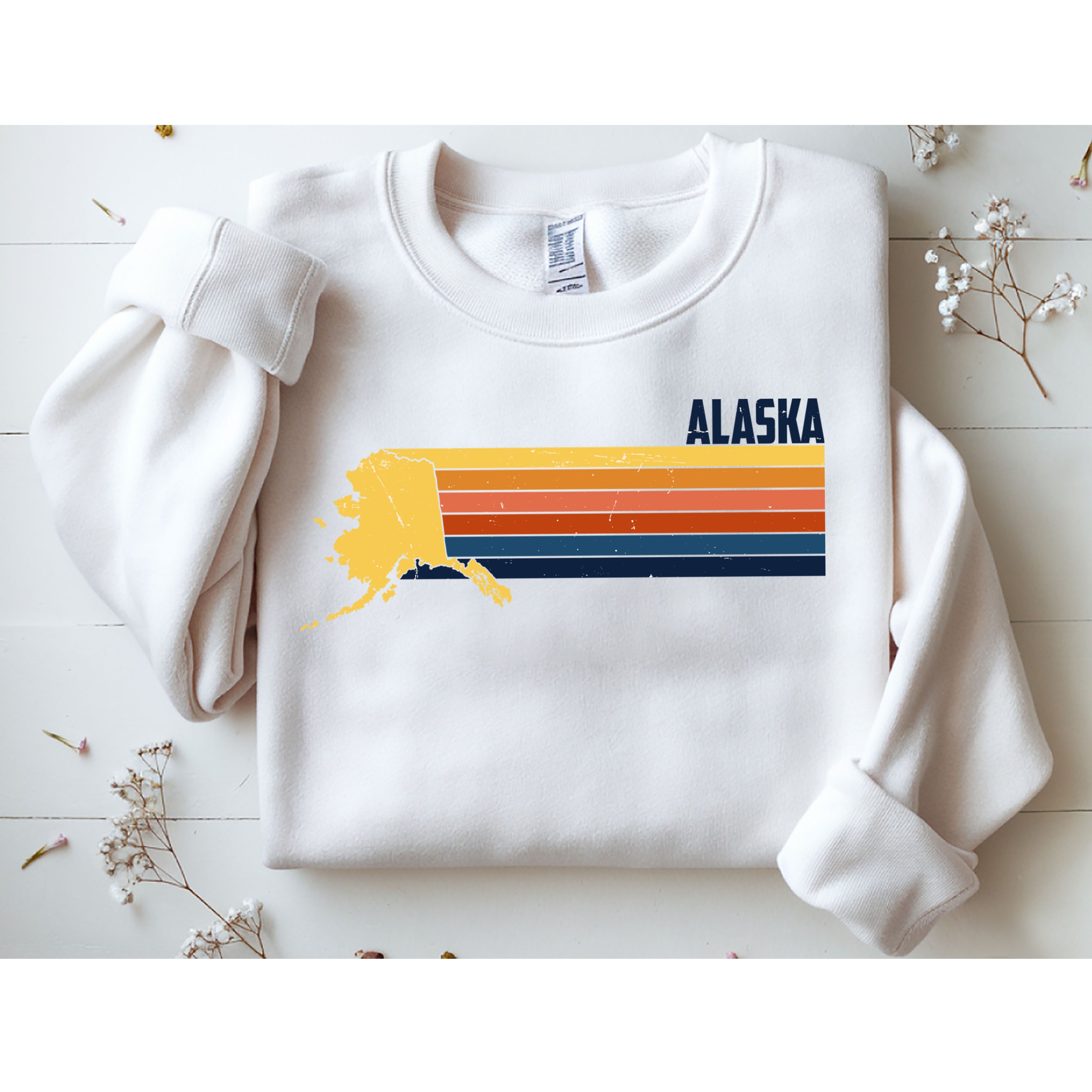 Retro Vintage Alaska Sweatshirt