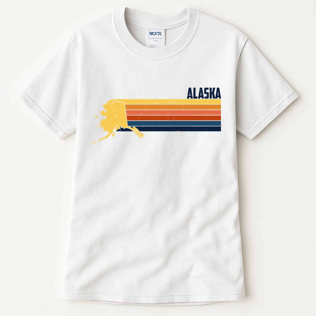 Retro Vintage Alaska Tall T-Shirt