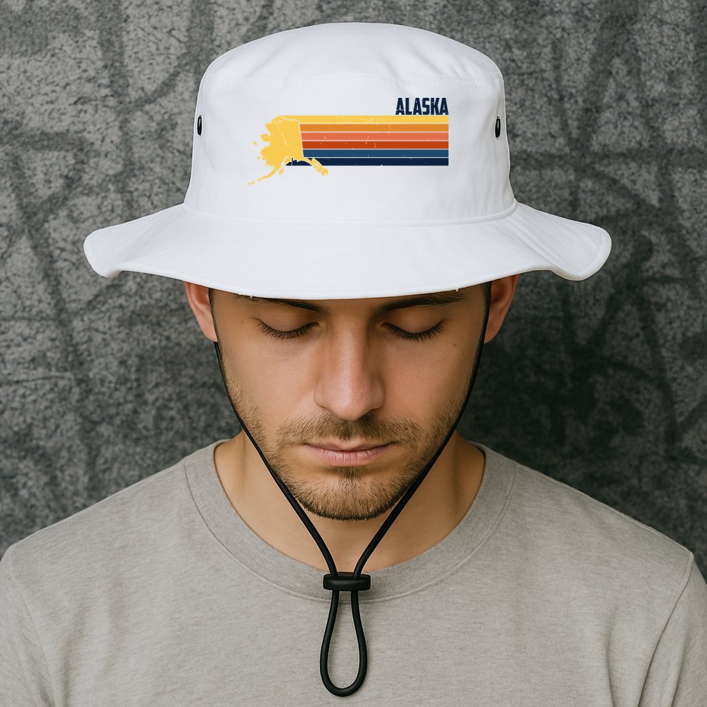 Retro Vintage Alaska Bucket Hat