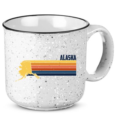 Retro Vintage Alaska 15oz Campfire Ceramic Mug