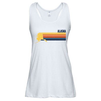 Retro Vintage Alaska Ladies Essential Flowy Tank