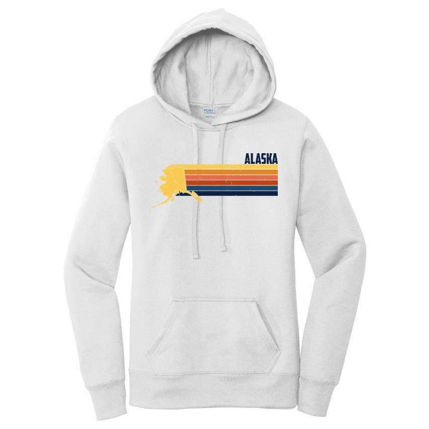 Retro Vintage Alaska Women's Pullover Hoodie