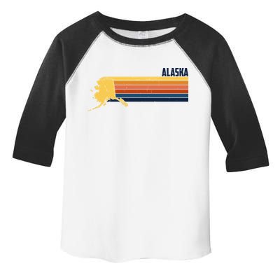 Retro Vintage Alaska Toddler Fine Jersey T-Shirt