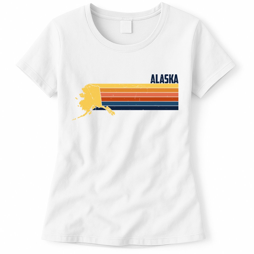 Retro Vintage Alaska Womens T-Shirt