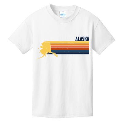 Retro Vintage Alaska Kids T-Shirt