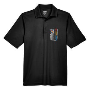 Autism Autistic Love Accept Support Autism Awareness Men's Origin Performance Pique Polo