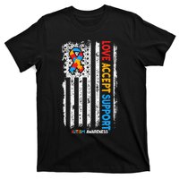 Autism Autistic Love Accept Support Autism Awareness T-Shirt