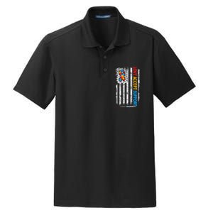 Autism Autistic Love Accept Support Autism Awareness Dry Zone Grid Polo