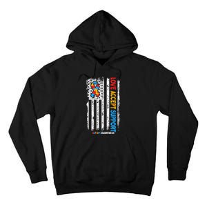 Autism Autistic Love Accept Support Autism Awareness Tall Hoodie