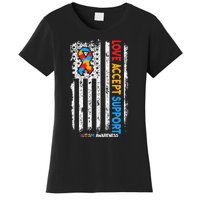 Autism Autistic Love Accept Support Autism Awareness Women's T-Shirt