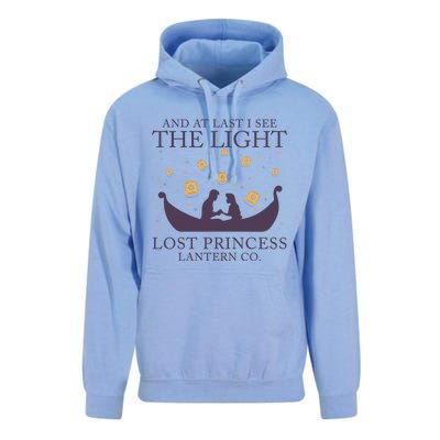 And At Last I See The Light Retro Rapunzel Lost Princess Unisex Surf Hoodie