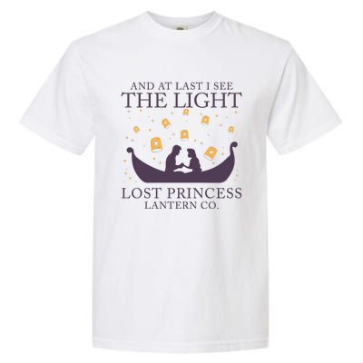 And At Last I See The Light Retro Rapunzel Lost Princess Garment-Dyed Heavyweight T-Shirt