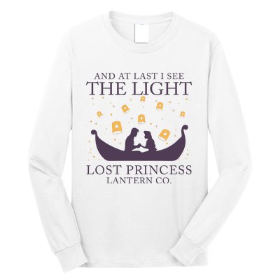 And At Last I See The Light Retro Rapunzel Lost Princess Long Sleeve Shirt