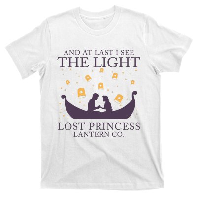 And At Last I See The Light Retro Rapunzel Lost Princess T-Shirt